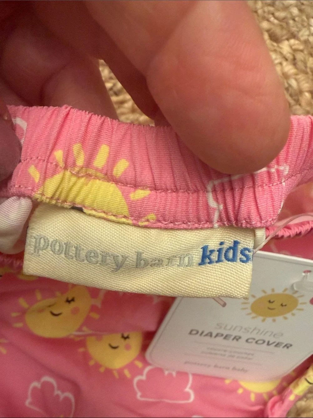 Pottery Barn bright pink